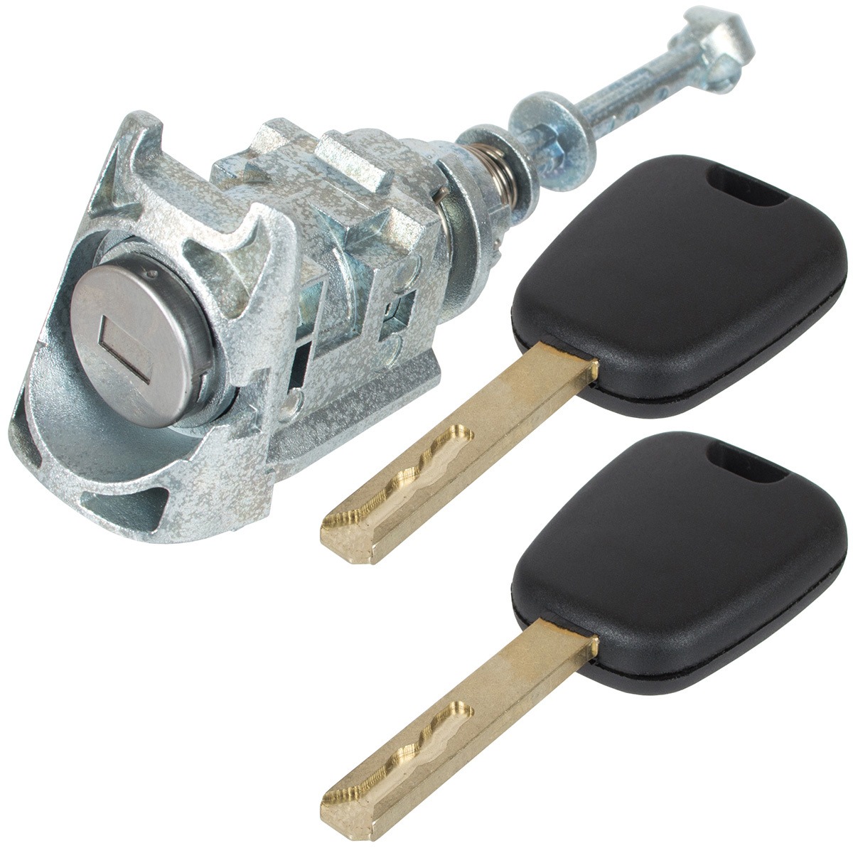 Циліндр замка дверей Citroen C4 2004-2010, лівий + 2 ключі