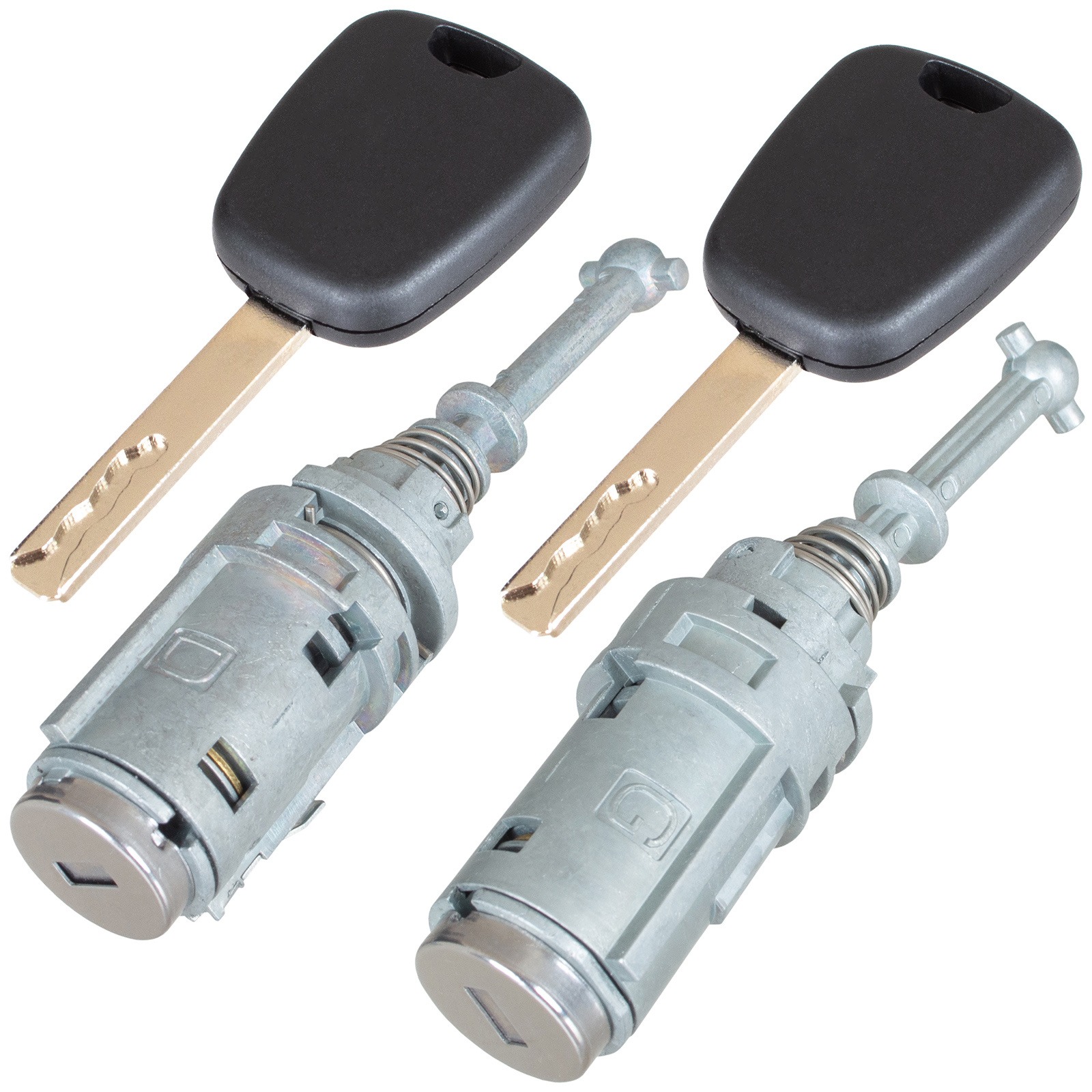 Citroen C2 03-12 Вкладки замків передніх дверей L+P 2шт. комплект